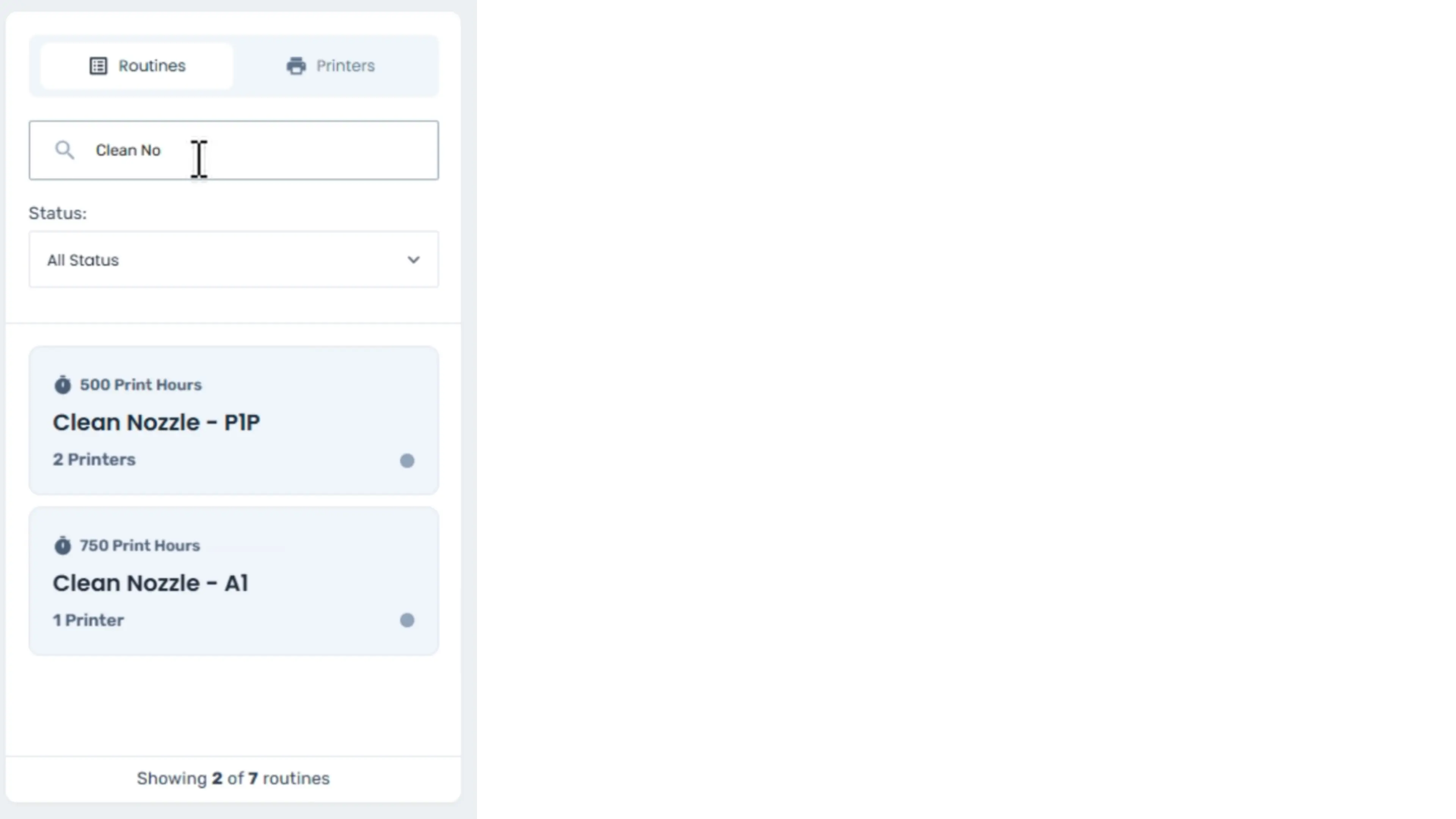 Search Routines